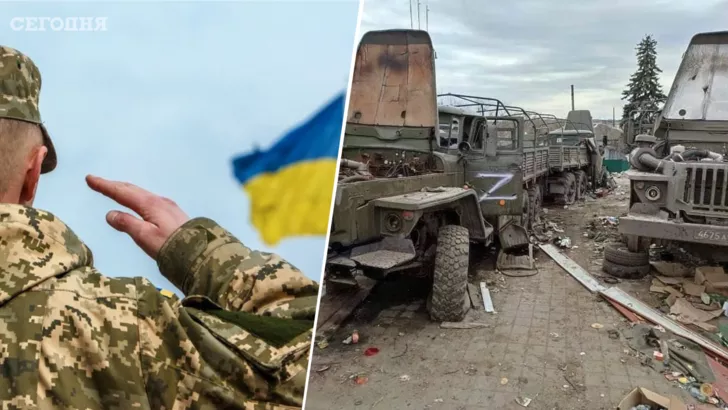 Украинские защитники уничтожили много техники врага.
