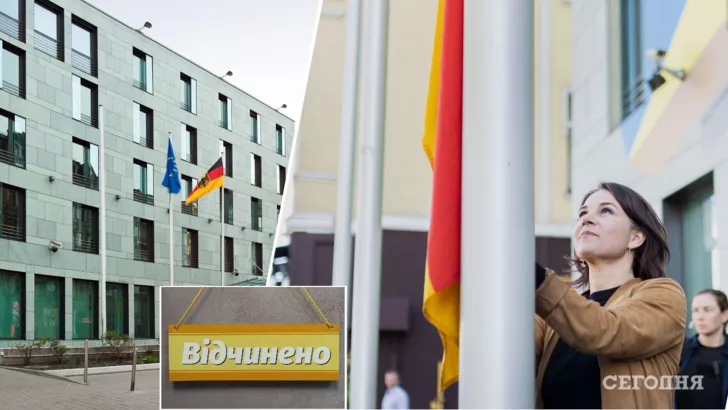 Посольство Германии снова вернулось в Украину. Фото: коллаж "Сегодня"