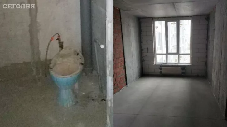 "Голые" стены и один унитаз: в Киеве за 10 тыс. гривен сдают квартиру, где невозможно жить