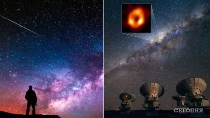 Первое фото из самого сердца галактики Млечного Пути показало черную дыру, что "питается" водородом