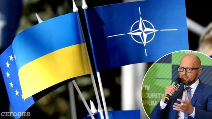 Прийняти Україну в НАТО було б найпотужнішим рішенням на глобальному рівні, заявив Арсеній Яценюк