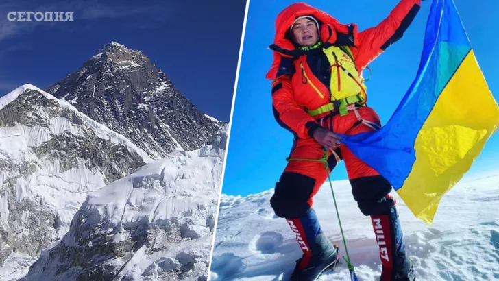 Антонина Самойлова доставила флаг Украины на Эверест