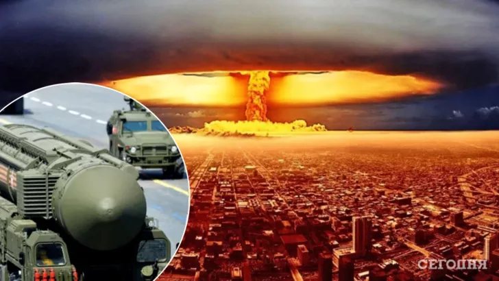 Россия снова угрожает ядерным ударом/Фото: коллаж: "Сегодня"