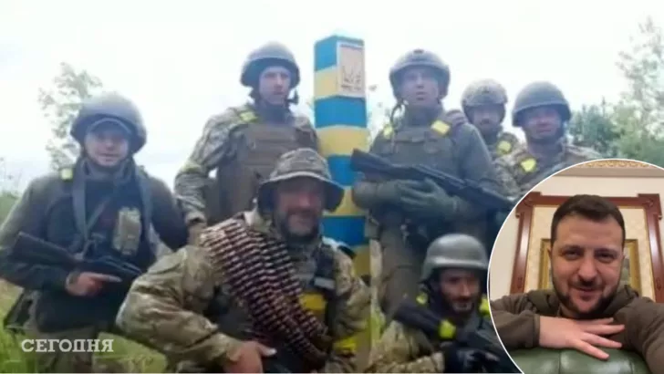 Зеленский поблагодарил воинов Украины. Фото: коллаж "Сегодня"