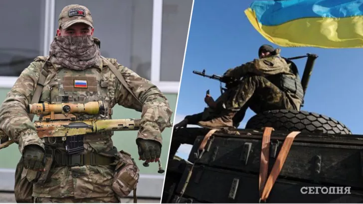 Російські військові знущаються з українських захисників. Фото: колаж "Сьогодні"