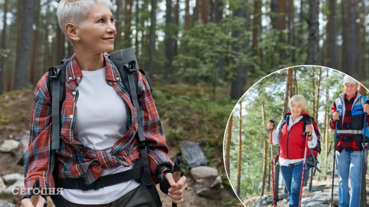 Скандинавская ходьба больше всего подходит пожилым людям для поддержания здоровья