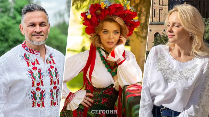 Украинские звезды отметили День вышиванки