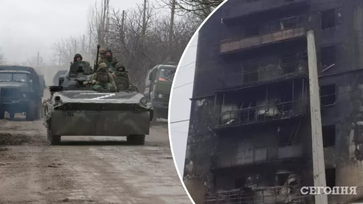 Российские оккупанты обстреливают Донбасс. Фото: коллаж "Сегодня"