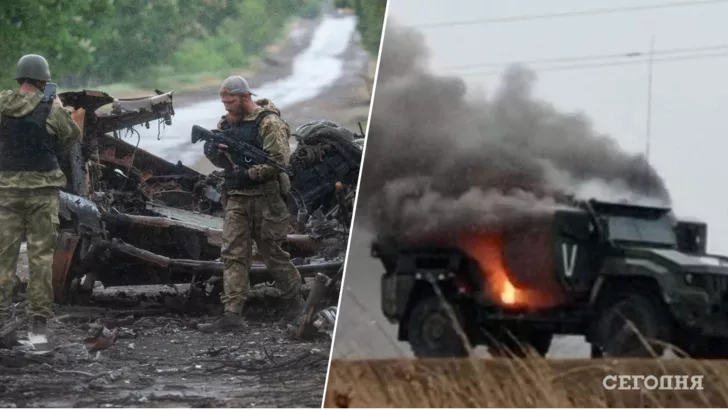 Українські захисники знищують окупантів. Фото: колаж "Сьогодні"