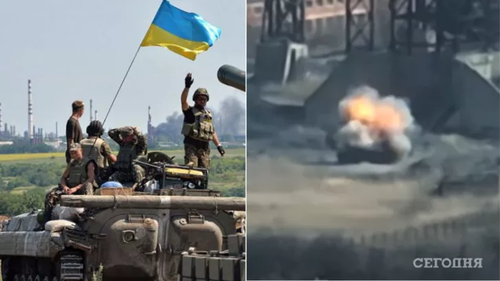 Українські захисники знищили техніку окупантів. Фото: колаж "Сьогодні"