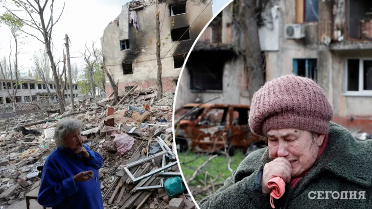 В разрушенном Мариуполе погибло множество людей. Фото: коллаж "Сегодня"