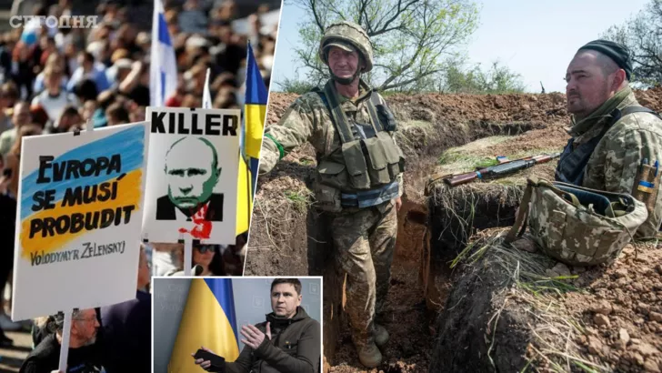 Доля Європи залежить від українських військових. Фото: колаж "Сьогодні"