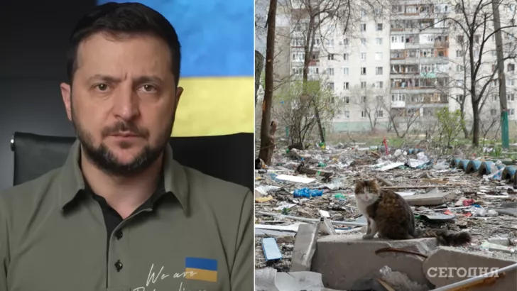 Зеленский заявил, что Донбасс может стать безлюдным/Фото: коллаж: "Сегодня"