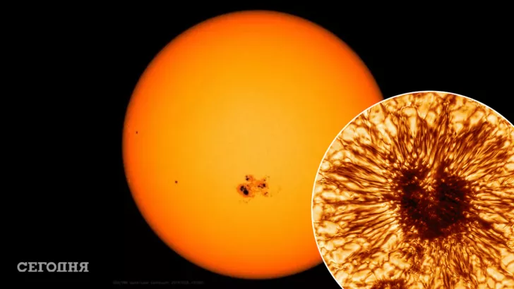 Пятна на огненной звезде - результат активности магнитного поля Солнца