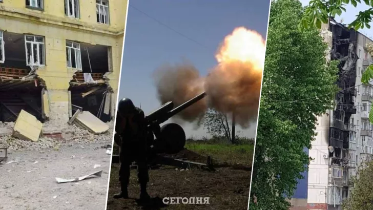 Оккупанты штурмуют украинские населенные пункты. Фото: коллаж "Сегодня"