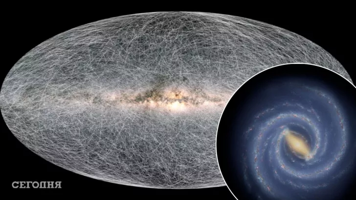 Миссия Gaia показала миллиарды ярчайших звезд из галактики Млечного пути