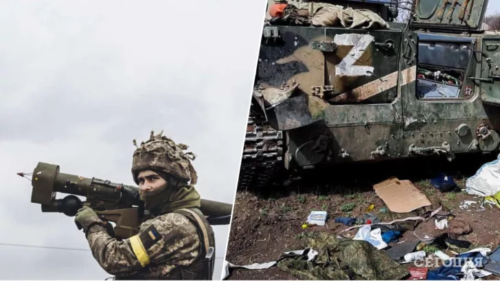 Украинские защитники уничтожают оккупантов. Фото: коллаж "Сегодня"