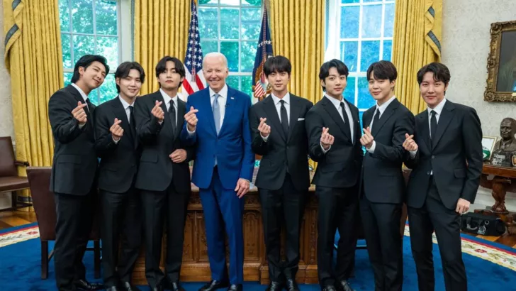 Участники BTS встретились с Джо Байденом в Белом доме