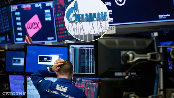 Акции "Газпрома" падают с утра