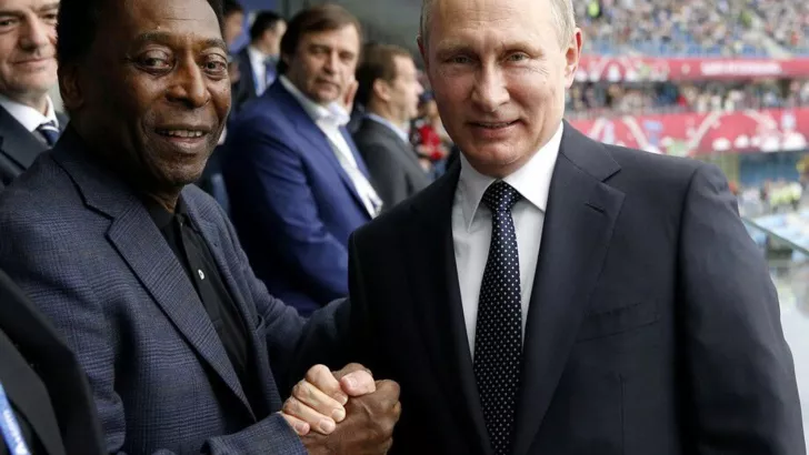 Putin and Pele met in 2017