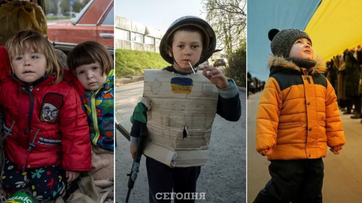 ТОП-15 фото дітей під час війни в Україні