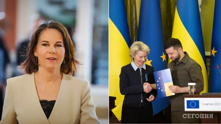 Анналена Бербок назвала позицію Німеччини по вступу України в ЄС.