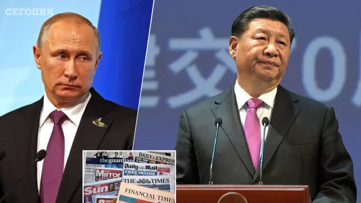 Руководство КНР не хочет помогать России и сталкиваться с западными санкциями. Фото: коллаж "Сегодня"