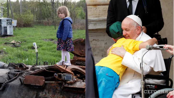 Папа Римський підтвердив бажання відвідати Україну. Колаж "Сьогодні"