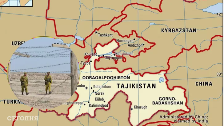 Кордон між Таджикистаном та Киргизстаном погано демаркований. Колаж "Сьогодні"