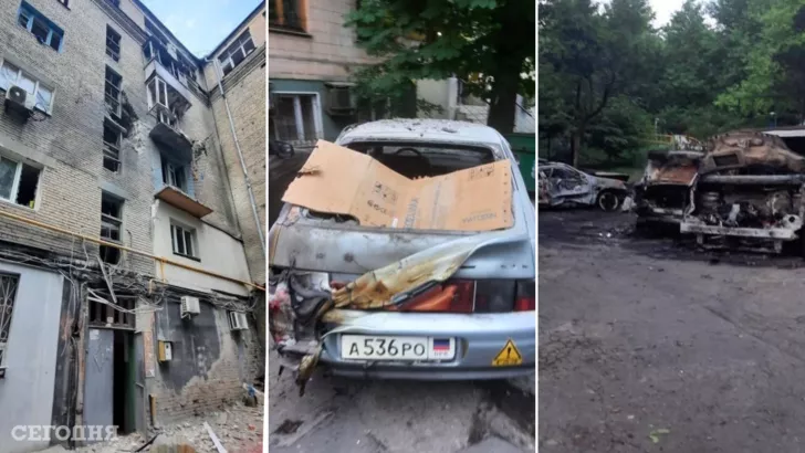 Обстрел из "Градов" пришелся на центр Донецка