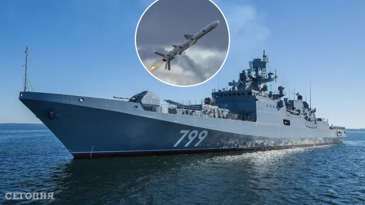 Корабли ЧФ РФ обстреливают наземные объекты противокорабельными ракетами