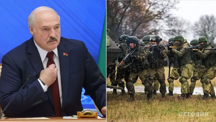 Лукашенко заявив про навчання в Білорусі/Фото: колаж: "Сьогодні"
