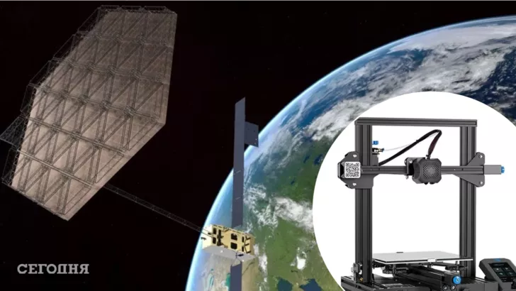 Для строительства космического завода по производству спутников от Airbus в невесомости понадобится 3D принтер