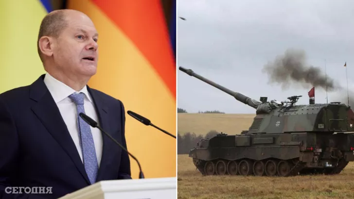 Канцлер Германии обещал Украине поставки ПВО и артиллерии