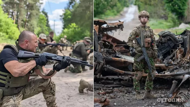 Украинские защитники уничтожают военных РФ на территории Украины. Фото: коллаж "Сегодня"