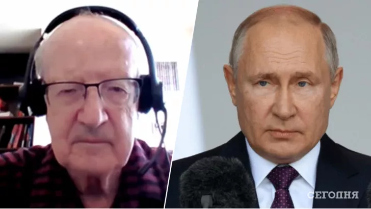 Андрей Пионтковский (слева) и Владимир Путин (справа). Фото: коллаж "Сегодня"