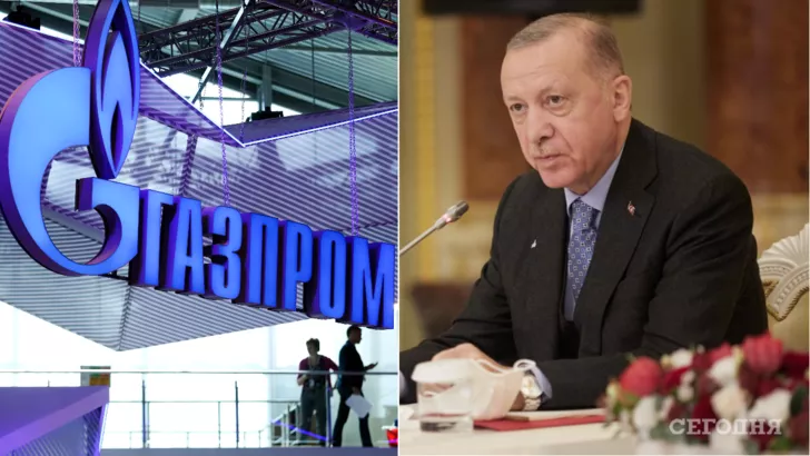 В країну Ердогана може переїхати, зокрема, європейський офіс "Газпрому"/Фото: колаж: "Сьогодні"