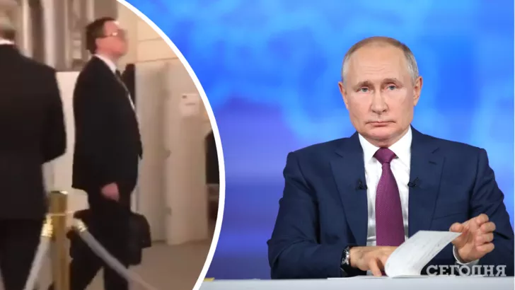 За Путиным ходит специальный человек с чемоданчиком / Коллаж "Сегодня"