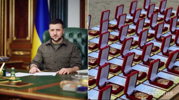 Глава государства наградил 242 защитников Украины. Коллаж "Сегодня"