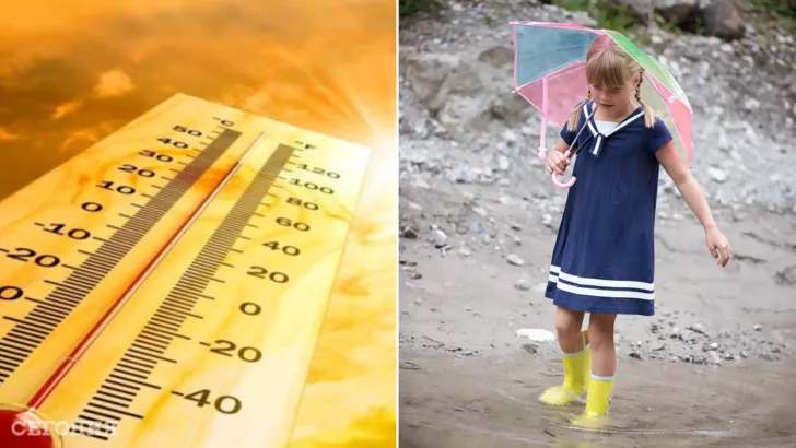 Украинцев предупредили о 30-градусной жаре и дождях с грозами