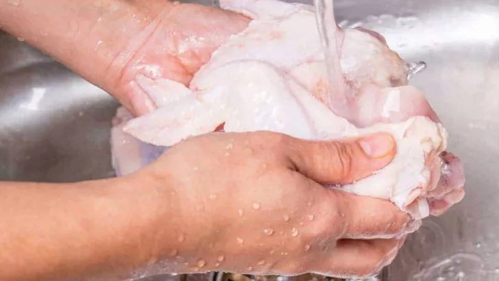 How to properly wash chicken