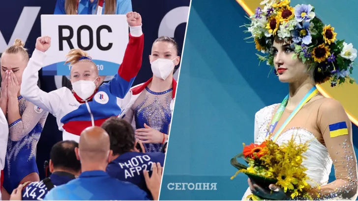 Російські гімнастки прокляли Анну Різатдінову за підтримку Ліною Ашрам