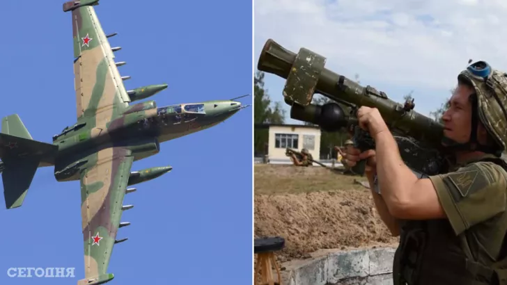 Украинские военные сбили российский Су-25 с помощью ПЗРК "Игла"