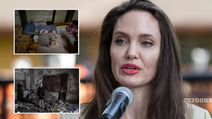 Анджелина Джоли рассказала о раненых и убитых детях в Украине