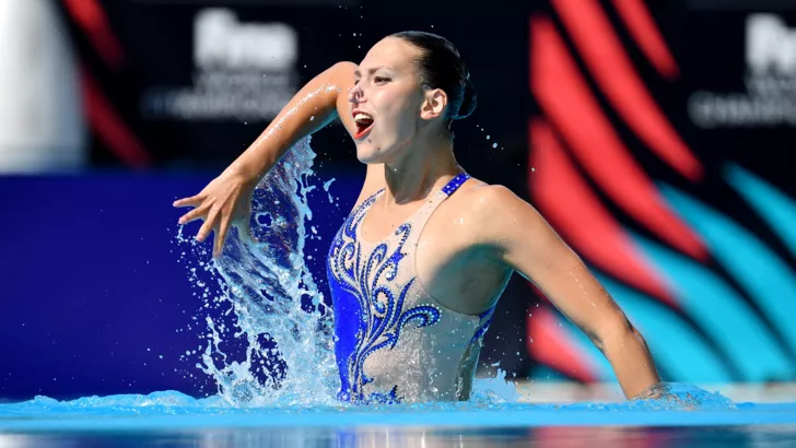 Marta Fedina is the silver medalist of the 2022 World Aquatics Championships