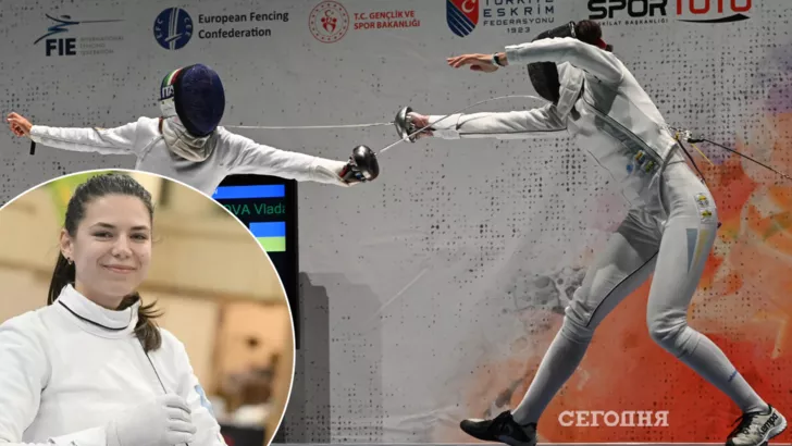 Vlada Kharkova - European fencing champion
