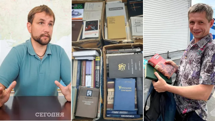 Букинисты побоялись брать у корреспондента "Сегодня" Игоря Серова хорошие книги на русском для перепродажи. Потому что слыхали про новый закон