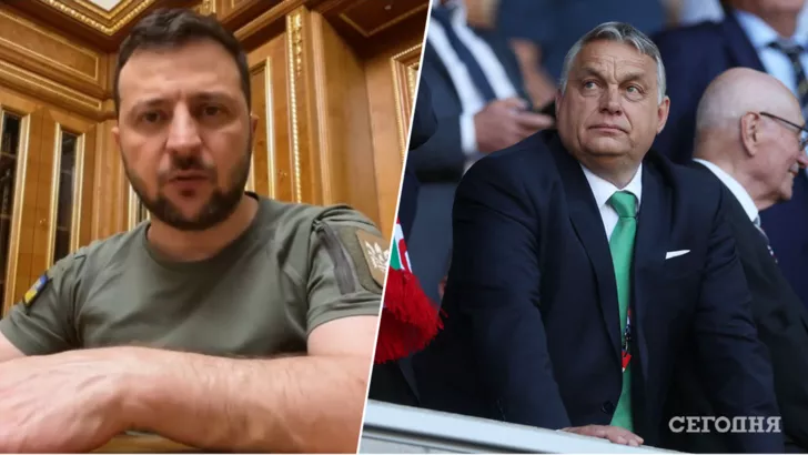 Зеленський порозумівся з Орбаном / Колаж "Сьогодні"