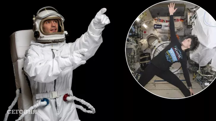 Астронавтка Саманта Кристофоретти смогла выполнить йога-асаны в условиях невесомости
