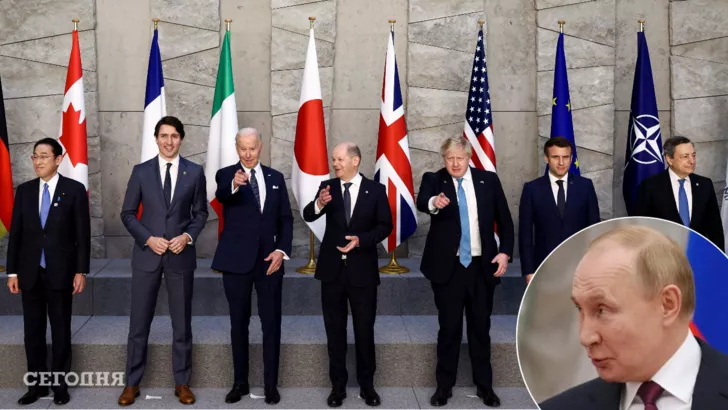 Лидеры G7 и НАТО усилят давление на Россию. Фото: коллаж "Сегодня"